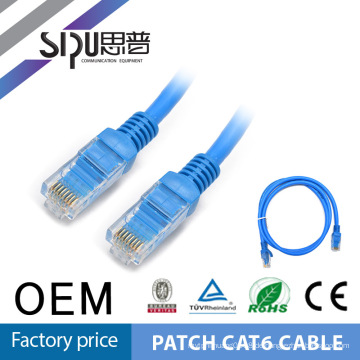 SIPU 0.5m, 1m, 2m, 3m, 5m besten Preis UTP FTP Patchkabel, 7 * 0,18 mm bare Cooper Cat6 Patchkabel Preis